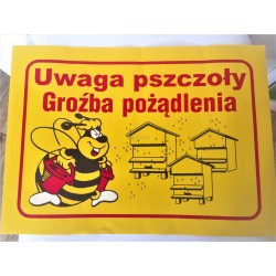 Naklejka na tablicę reklamową duża 64 x 47 cm