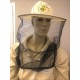 Kapelusz pszczelarski z nadrukiem pszczółki i gumkami pod ramiona