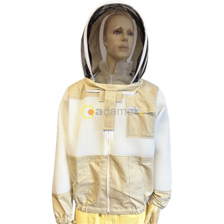 Bluza pszczelarska typu kosmonauty z wentylacją rozpinana